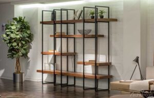 Loft No:2 Modern Metal Kitaplık