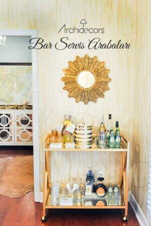 İçki Servis Bar Arabası No:3 - Görsel 4